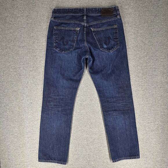 ADRIANO GOLDSCHMIED AG MENS BLUE THE GRADUATE TAILORED LEG JEANS SIZE 32R - Picture 2 of 13
